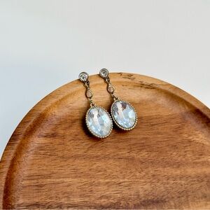 4/$15 Blingy Oval Drop Dangling Earrings